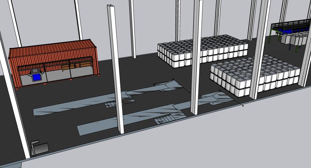Projeto 3D do novo galpão — imagem 5