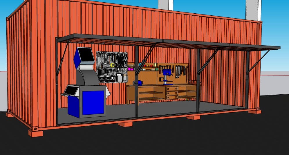 Projeto 3D do novo galpão — imagem 6