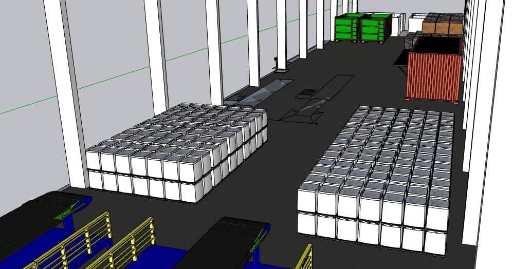Projeto 3D do novo galpão — imagem 8